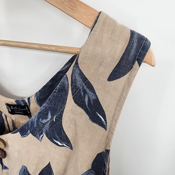 Bella Amore Italian Linen Lagenlook Tulip Dress - Picture 7 of 9